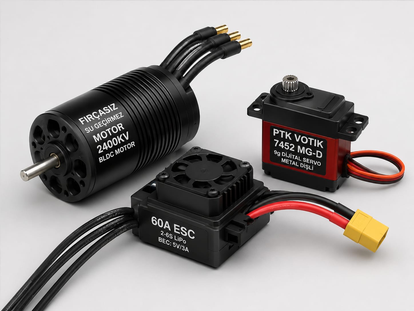 Motor Servo Esc Paketi-1